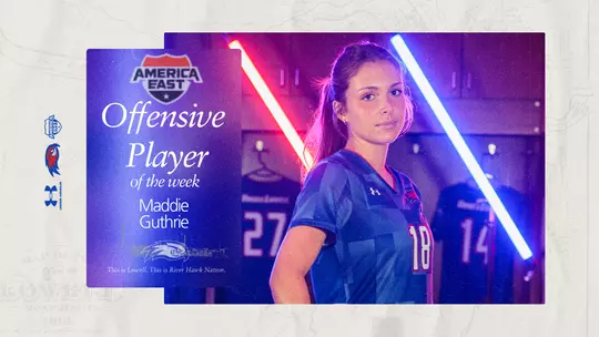 America East Offensive Player of the Week - Maddie Guthrie - 8/18/25