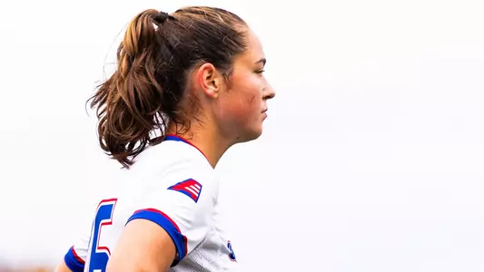 , UMass Lowell Women’s Soccer takes on UAlbany on Senior Day at Cushing Field Complex in Lowell, Massachusetts on October 22, 2023 (Photo by Leanna Puccio/Umass Lowell)