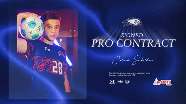 Calvin Scholten Professional Contact Signing Graphic