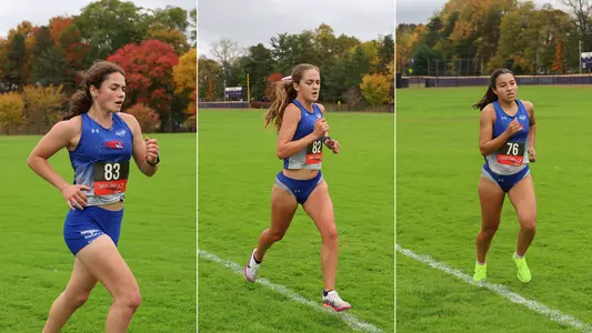 Collage of Maddy McGillicuddy, Salma Boukhtam, and Lauren long Running