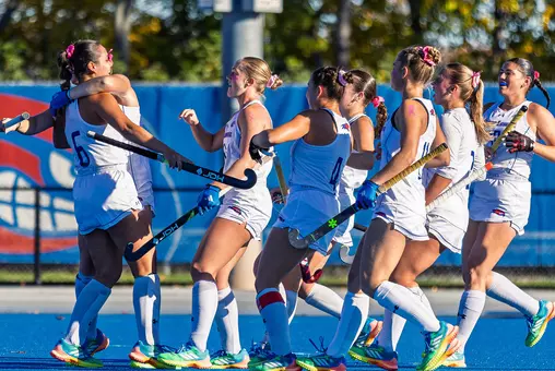 Field Hockey team celebration