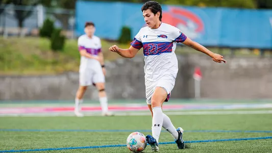 Liam Duggan (MSOC Recap Header vs. UAlbany)