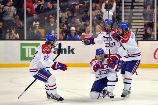 River Hawks celebrate championship-winning goal