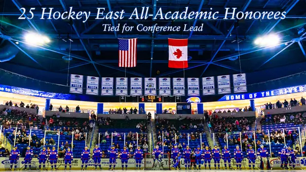 Hockey East All-Academic Graphic 2025-26