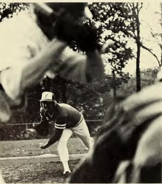 1976 Pitcher Throwing