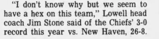 1981 Newspaper New Haven Wins