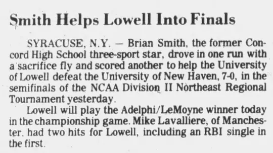 1981 Regional Win Article