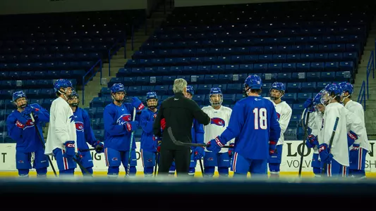 Group Hockey Practice Photo