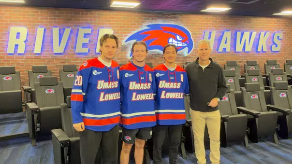 Hockey Alternate Captains Libor Nemec, Sean Kilcullen and Josh Mori