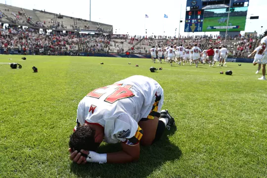 Defender Brett Makar (43)
#1 Maryland Terrapins vs. #7 Cornell Big Red in the Championship Final of the 2022 NCAA Men’s Lacrosse Tournament at Rentschler Field in East Hartford, Conn. on Monday, May. 30, 2022.
Zach Bland/Maryland Terrapins