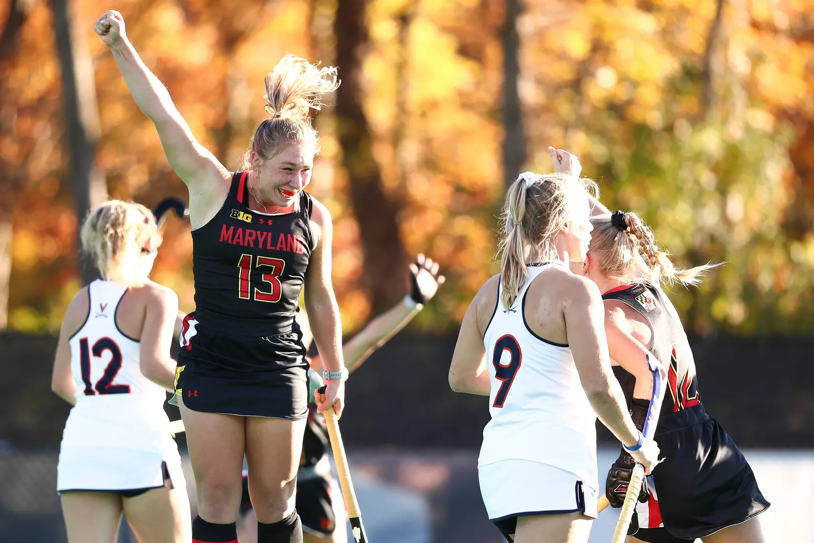 Forward Mayv Clune (13)
#5 Maryland Terrapins vs. #13 Virginia Cavaliers at Maryland Field Hockey Complex in College Park, MD on Friday, Nov. 12, 2021.
Zach Bland/Maryland Terrapins