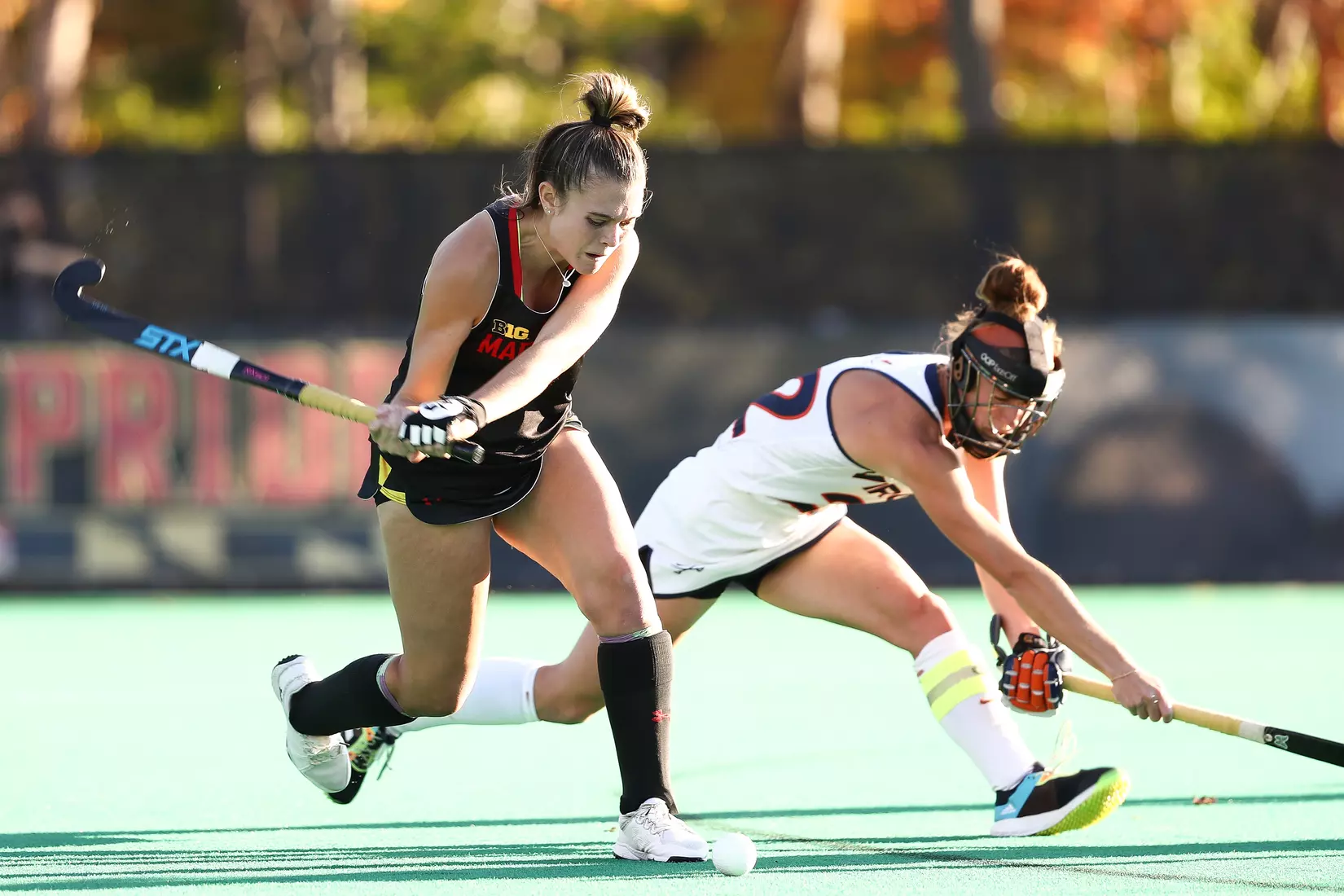 Forward Hope Rose (19)
#5 Maryland Terrapins vs. #13 Virginia Cavaliers at Maryland Field Hockey Complex in College Park, MD on Friday, Nov. 12, 2021.
Zach Bland/Maryland Terrapins