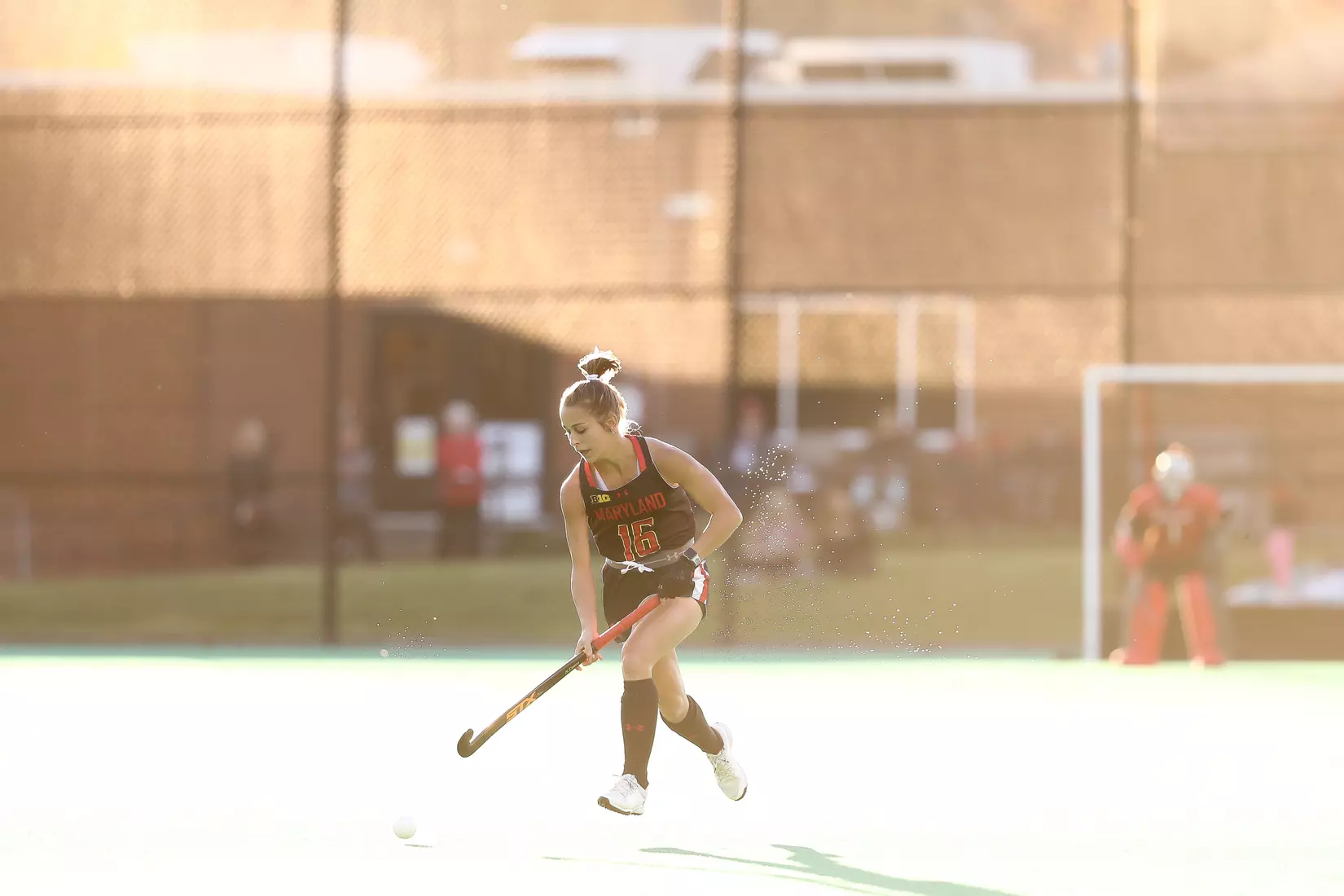 Midfielder Emma DeBerdine (16)
#5 Maryland Terrapins vs. #13 Virginia Cavaliers at Maryland Field Hockey Complex in College Park, MD on Friday, Nov. 12, 2021.
Zach Bland/Maryland Terrapins