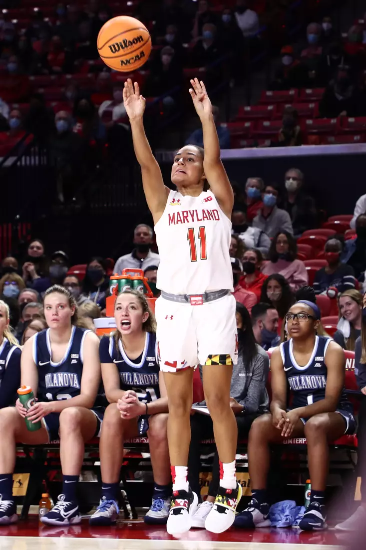 Katie Benzan (11)
#4 Maryland Terrapins vs. Villanova Wildcats at XFINITY Center in College Park, MD on Friday, Nov. 12, 2021.
Zach Bland/Maryland Terrapins