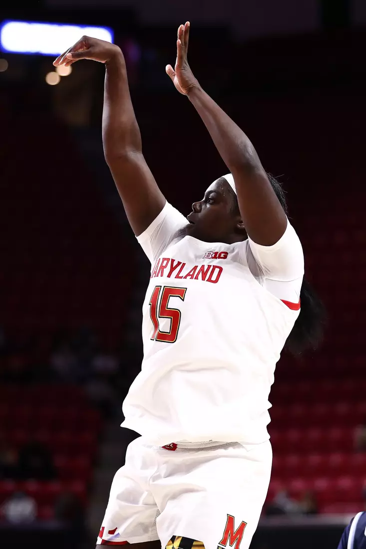 Ashley Owusu (15)
#4 Maryland Terrapins vs. Villanova Wildcats at XFINITY Center in College Park, MD on Friday, Nov. 12, 2021.
Zach Bland/Maryland Terrapins
