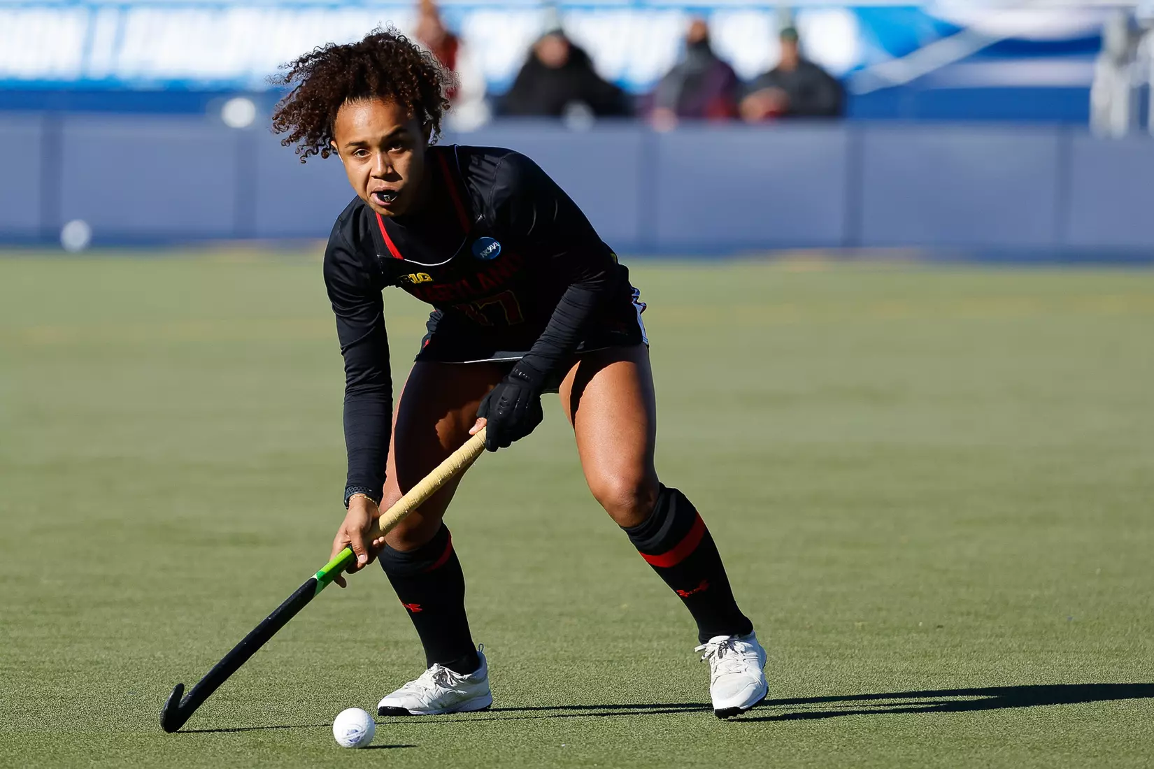 Defender Rayne Wright (17).
NCAA Field Hockey Tournament, Final Four: Maryland Terrapins vs. Liberty Flames at Phyillis Ocker Field in Ann Arbor, MI on Friday, Nov. 19, 2021.
Rick Osentoski/For Maryland Terrapins
