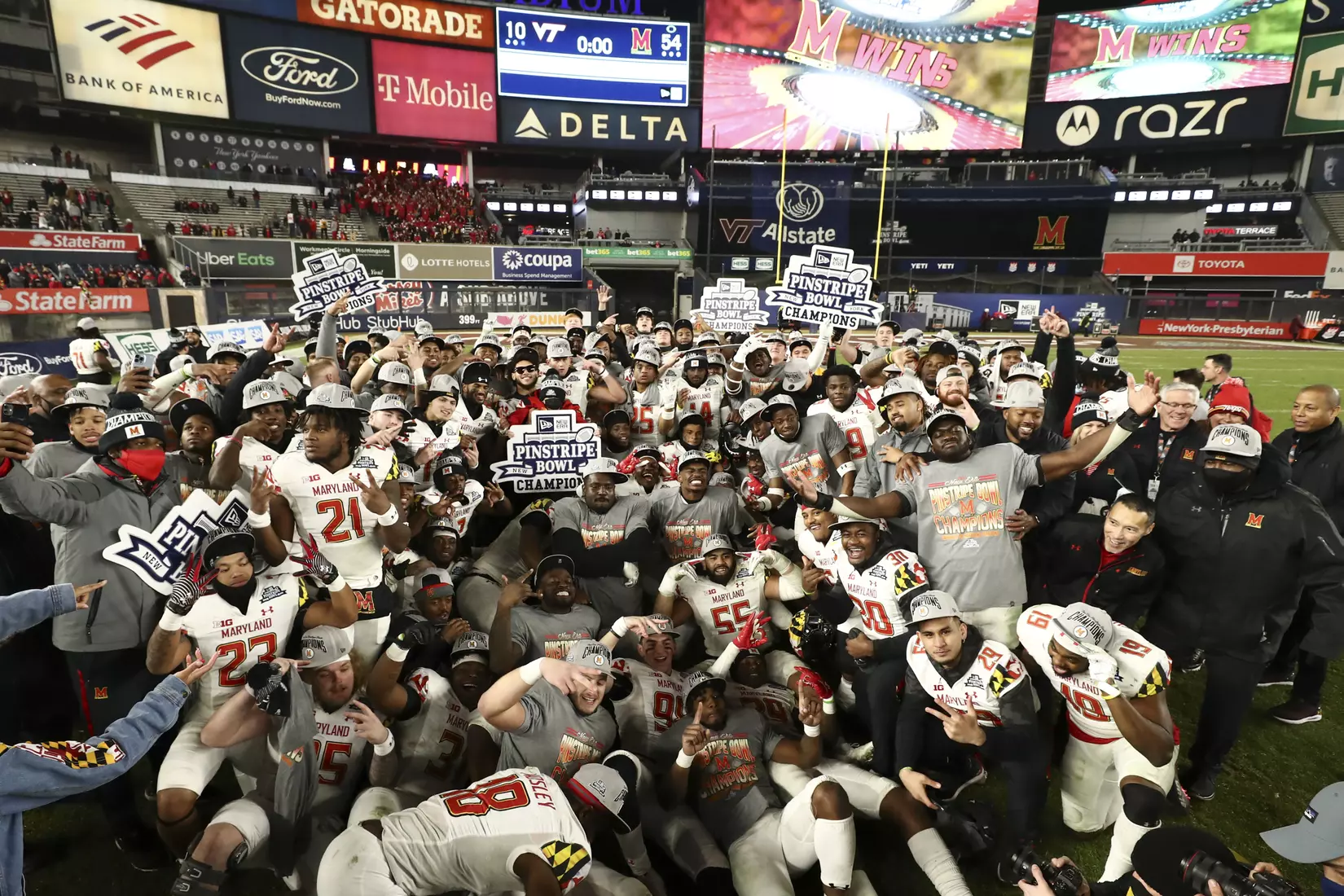 Pinstripe Bowl: Maryland Terrapins vs. Virginia Tech Hokies at Yankee Stadium in Bronx, NY on Wednesday, Dec. 29, 2021.
Zach Bland/Maryland Terrapins