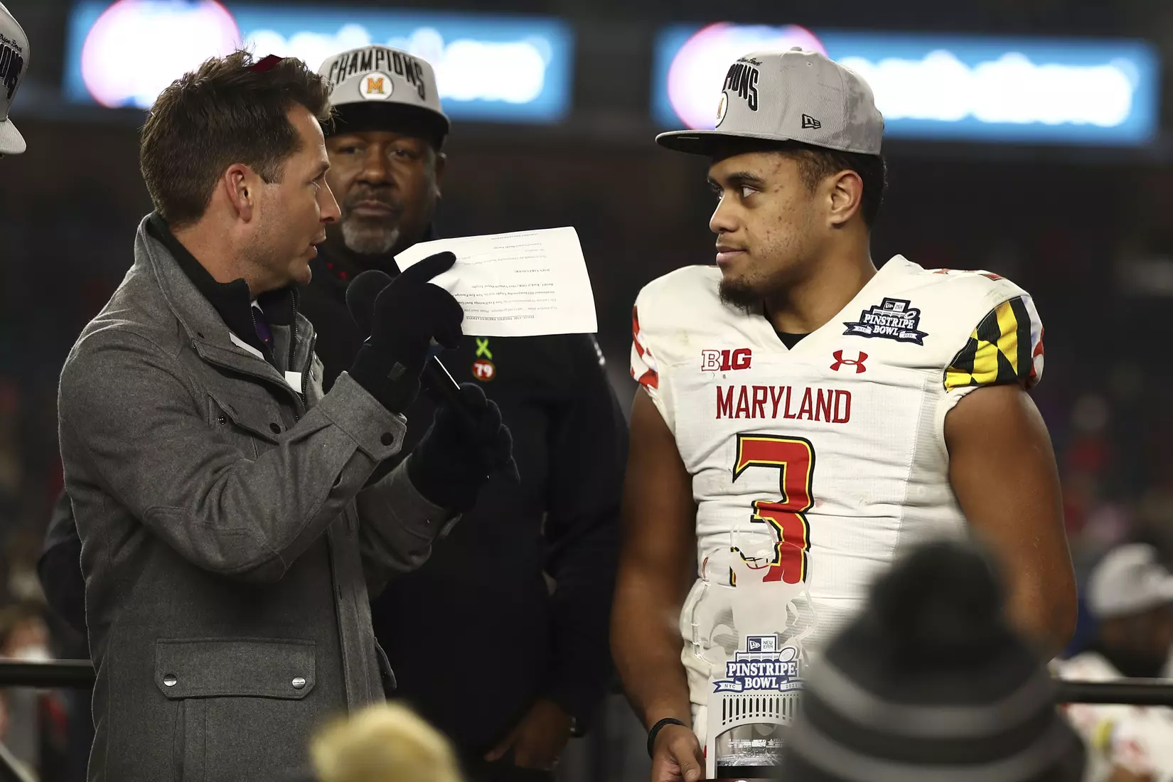 Pinstripe Bowl: Maryland Terrapins vs. Virginia Tech Hokies at Yankee Stadium in Bronx, NY on Wednesday, Dec. 29, 2021.
Zach Bland/Maryland Terrapins
