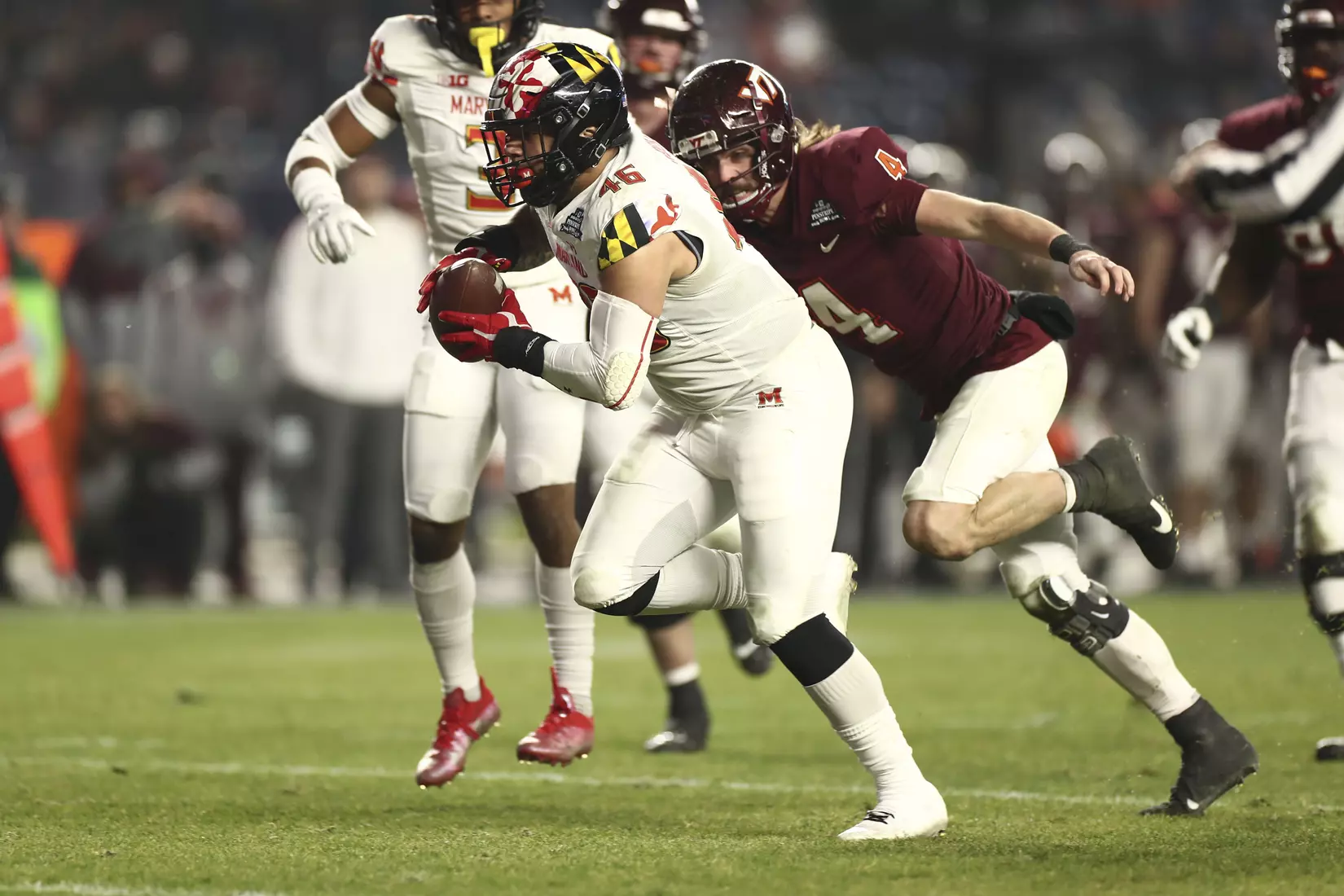 Pinstripe Bowl: Maryland Terrapins vs. Virginia Tech Hokies at Yankee Stadium in Bronx, NY on Wednesday, Dec. 29, 2021.
Zach Bland/Maryland Terrapins