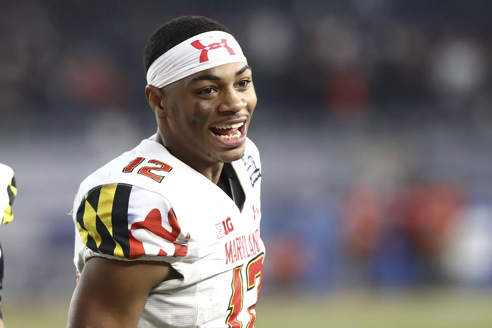 Tarheeb Still (12).
Pinstripe Bowl: Maryland Terrapins vs. Virginia Tech Hokies at Yankee Stadium in Bronx, NY on Wednesday, Dec. 29, 2021.
Maddie Kyler/Maryland Terrapins
