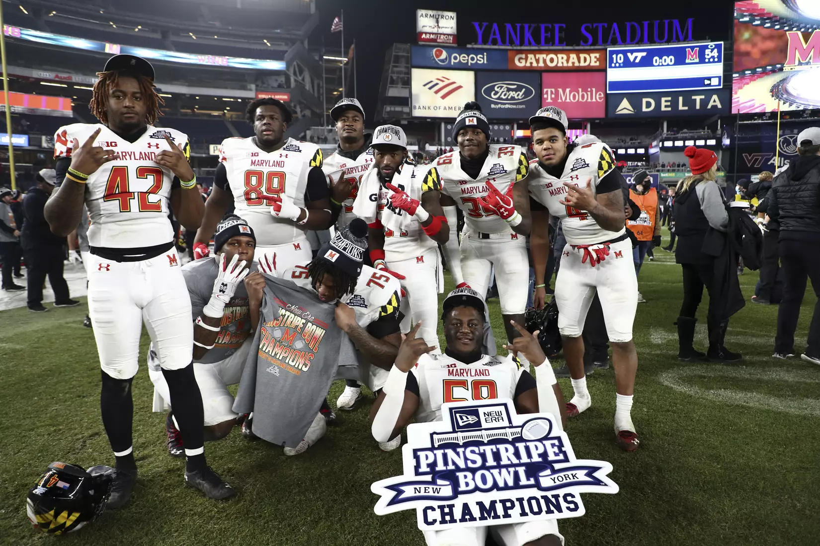 Pinstripe Bowl: Maryland Terrapins vs. Virginia Tech Hokies at Yankee Stadium in Bronx, NY on Wednesday, Dec. 29, 2021.
Maddie Kyler/Maryland Terrapins