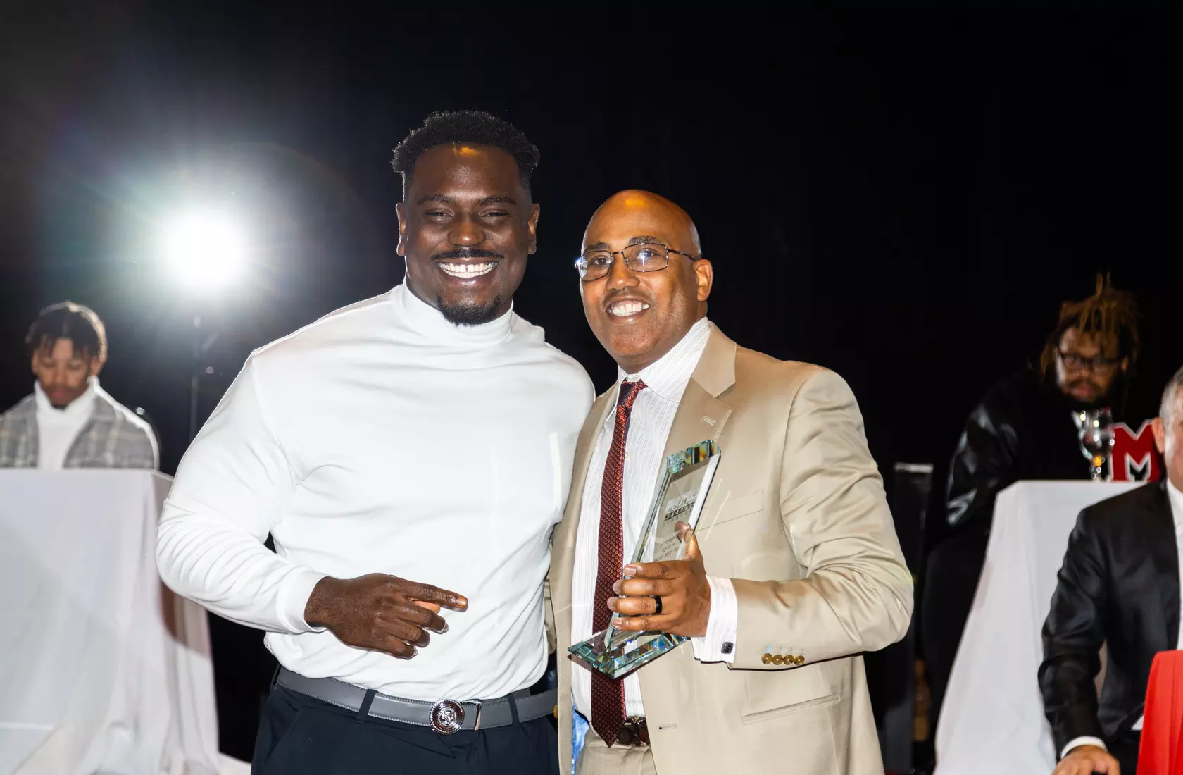 Sam Okuyainonu & Brian Stewart
