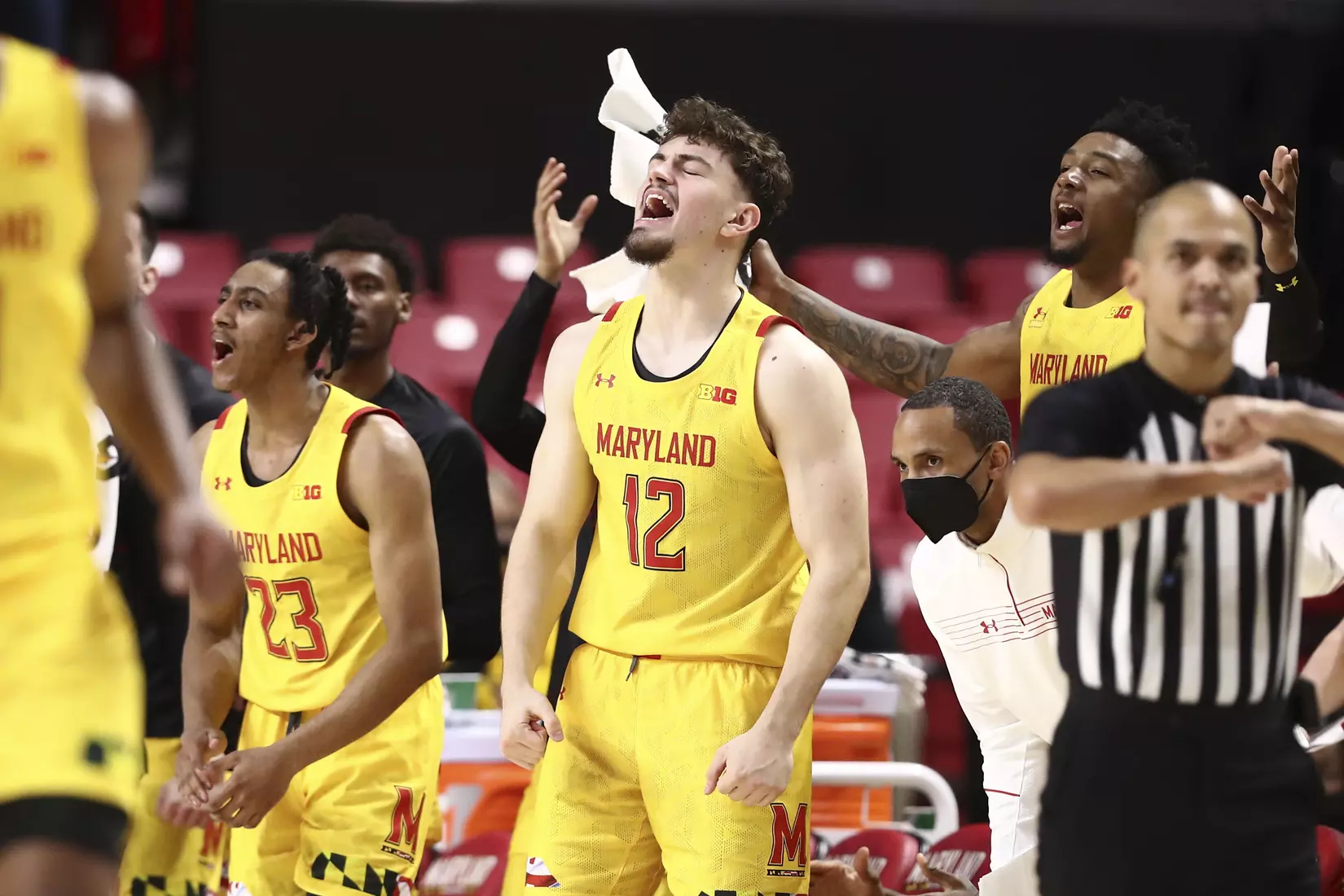 #21 Men's Basketball vs. George Washington. Thursday, November 11th, 2021. Zach Bland/Maryland Terrapins.