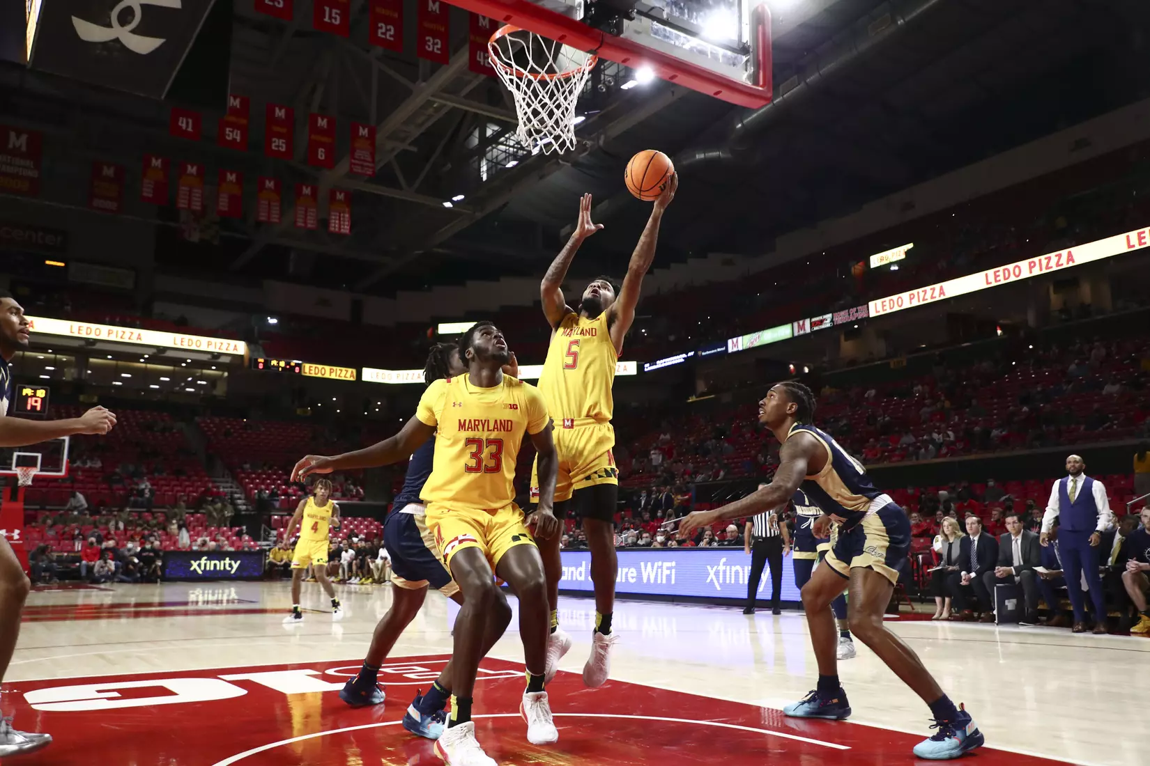 #21 Men's Basketball vs. George Washington. Thursday, November 11th, 2021. Zach Bland/Maryland Terrapins.