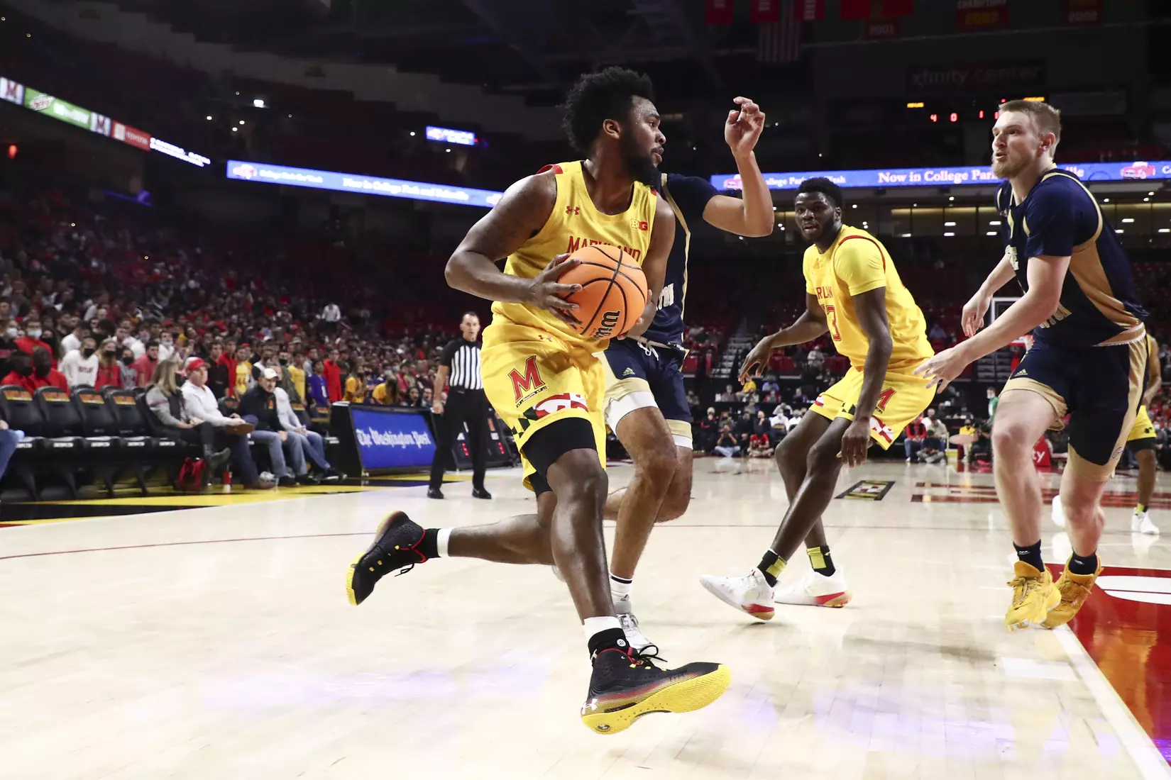 #21 Men's Basketball vs. George Washington. Thursday, November 11th, 2021. Zach Bland/Maryland Terrapins.