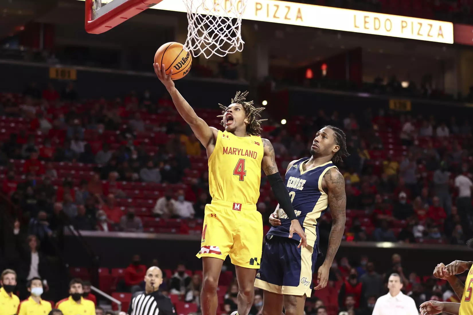 #21 Men's Basketball vs. George Washington. Thursday, November 11th, 2021. Zach Bland/Maryland Terrapins.