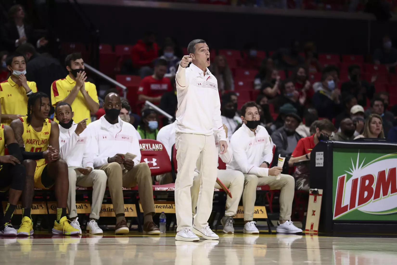#21 Men's Basketball vs. George Washington. Thursday, November 11th, 2021. Zach Bland/Maryland Terrapins.