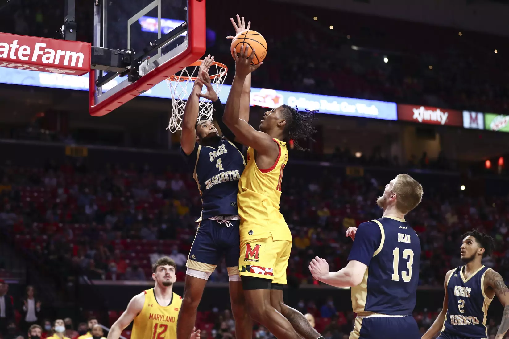 #21 Men's Basketball vs. George Washington. Thursday, November 11th, 2021. Zach Bland/Maryland Terrapins.