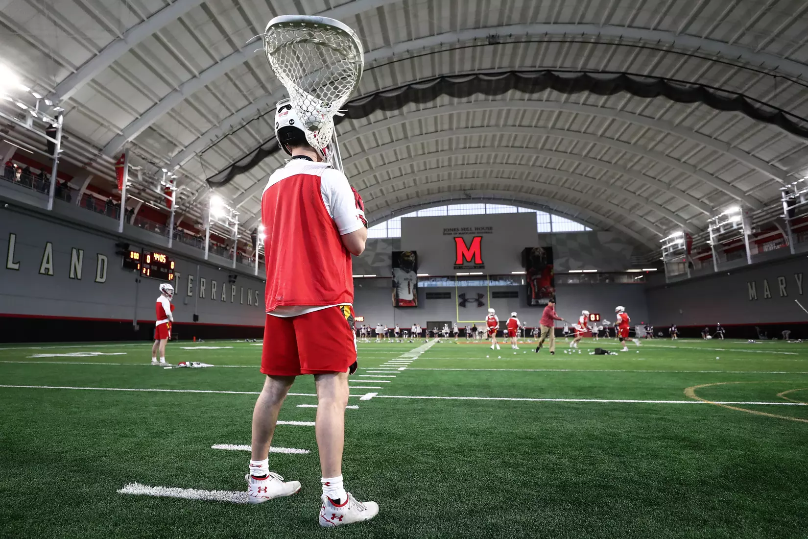Maryland Terrapins vs. the Albany Great Danes at Jones-Hill House in College Park, MD on Saturday March 12, 2022. Taylor McLaughlin/Maryland Terrapins