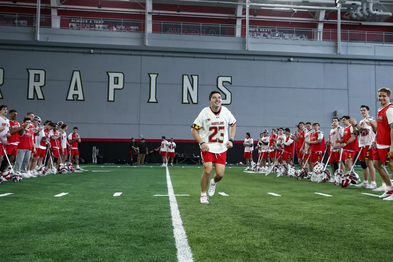 Kyle Long (23). Maryland Terrapins vs. the Albany Great Danes at Jones-Hill House in College Park, MD on Saturday March 12, 2022. Taylor McLaughlin/Maryland Terrapins