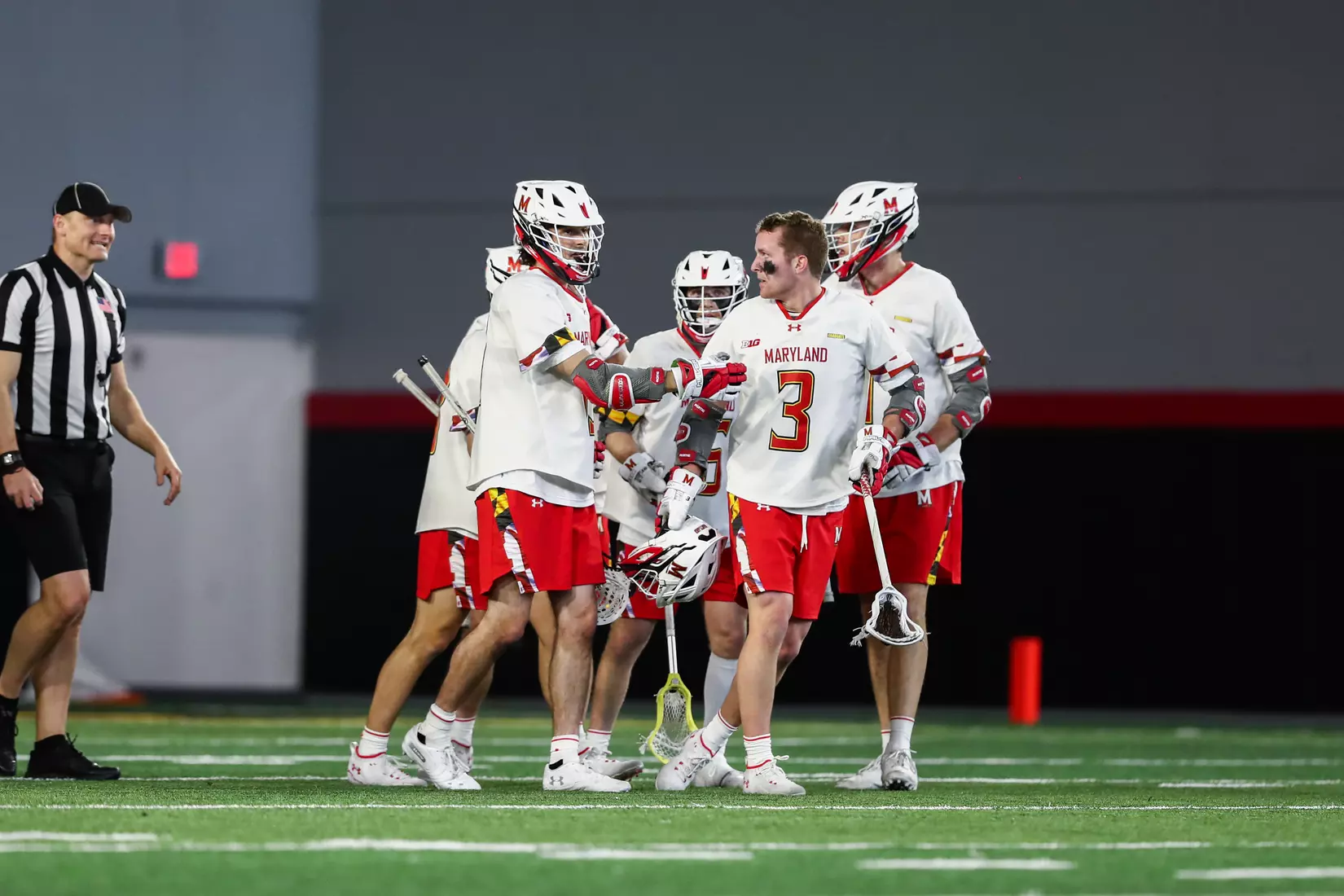 Jonathan Donville (3). Maryland Terrapins vs. the Albany Great Danes at Jones-Hill House in College Park, MD on Saturday March 12, 2022. Taylor McLaughlin/Maryland Terrapins