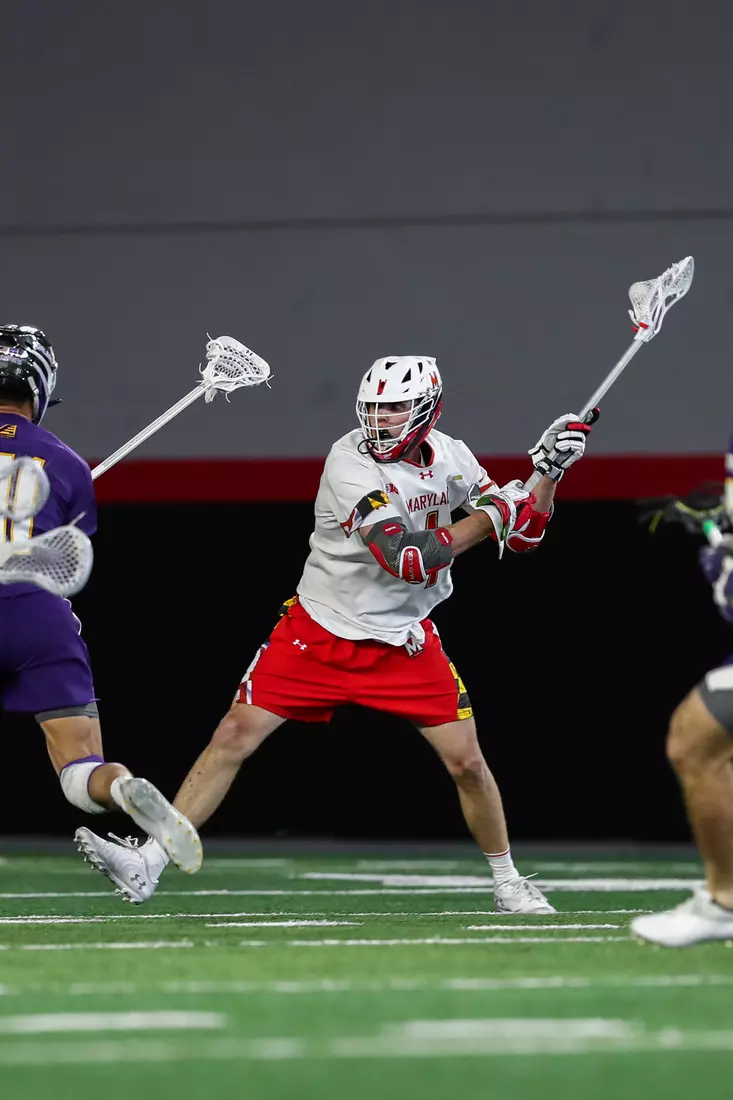 Logan Wisnauskas (1). Maryland Terrapins vs. the Albany Great Danes at Jones-Hill House in College Park, MD on Saturday March 12, 2022. Taylor McLaughlin/Maryland Terrapins