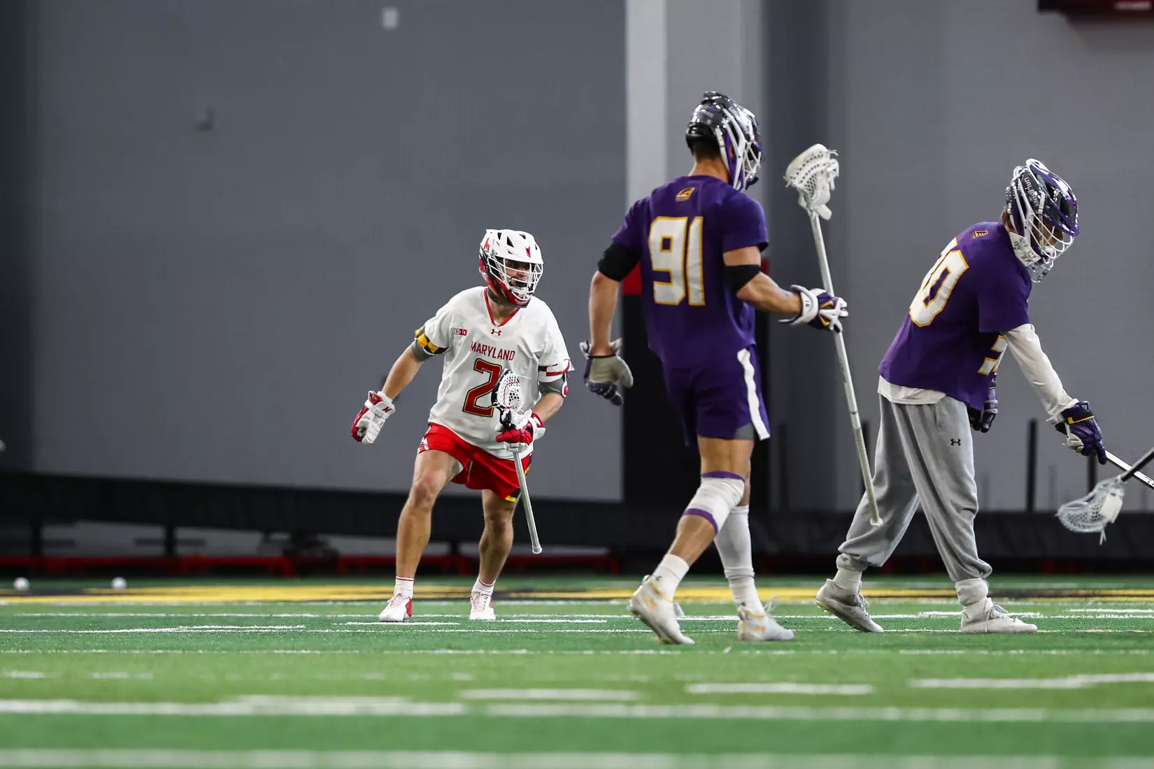 Bubba Fairman (2). Maryland Terrapins vs. the Albany Great Danes at Jones-Hill House in College Park, MD on Saturday March 12, 2022. Taylor McLaughlin/Maryland Terrapins