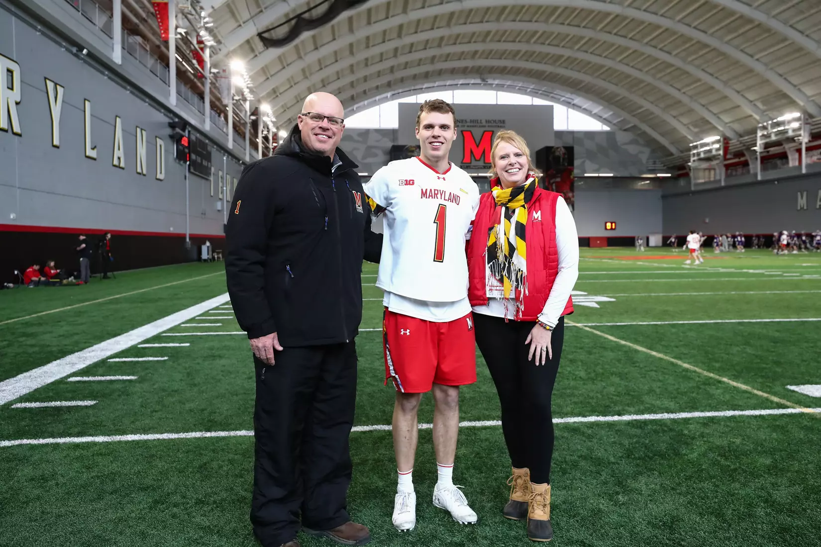 Logan Wisnauskas (1). Maryland Terrapins vs. the Albany Great Danes at Jones-Hill House in College Park, MD on Saturday March 12, 2022. Taylor McLaughlin/Maryland Terrapins