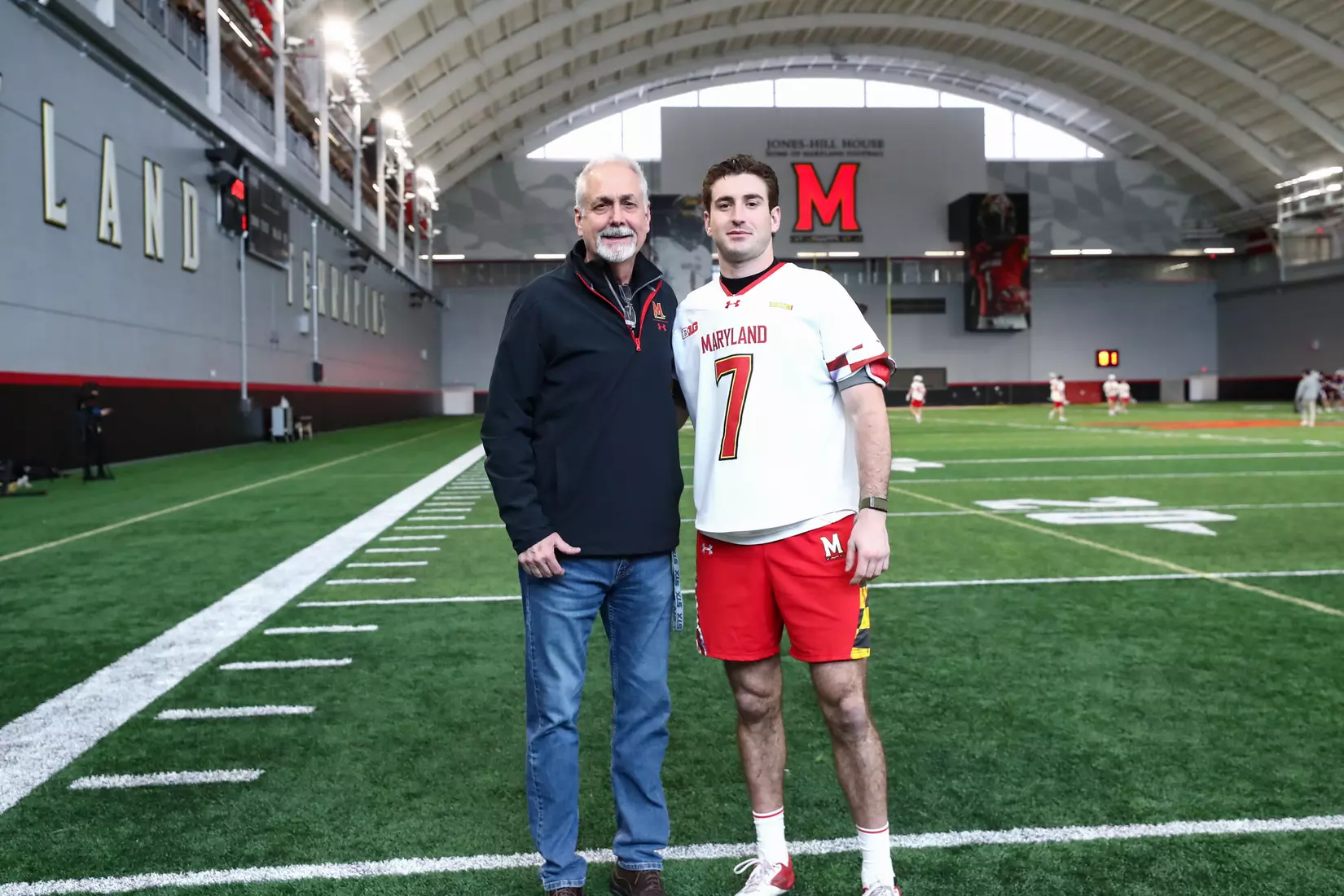Matt Rahill (7). Maryland Terrapins vs. the Albany Great Danes at Jones-Hill House in College Park, MD on Saturday March 12, 2022. Taylor McLaughlin/Maryland Terrapins