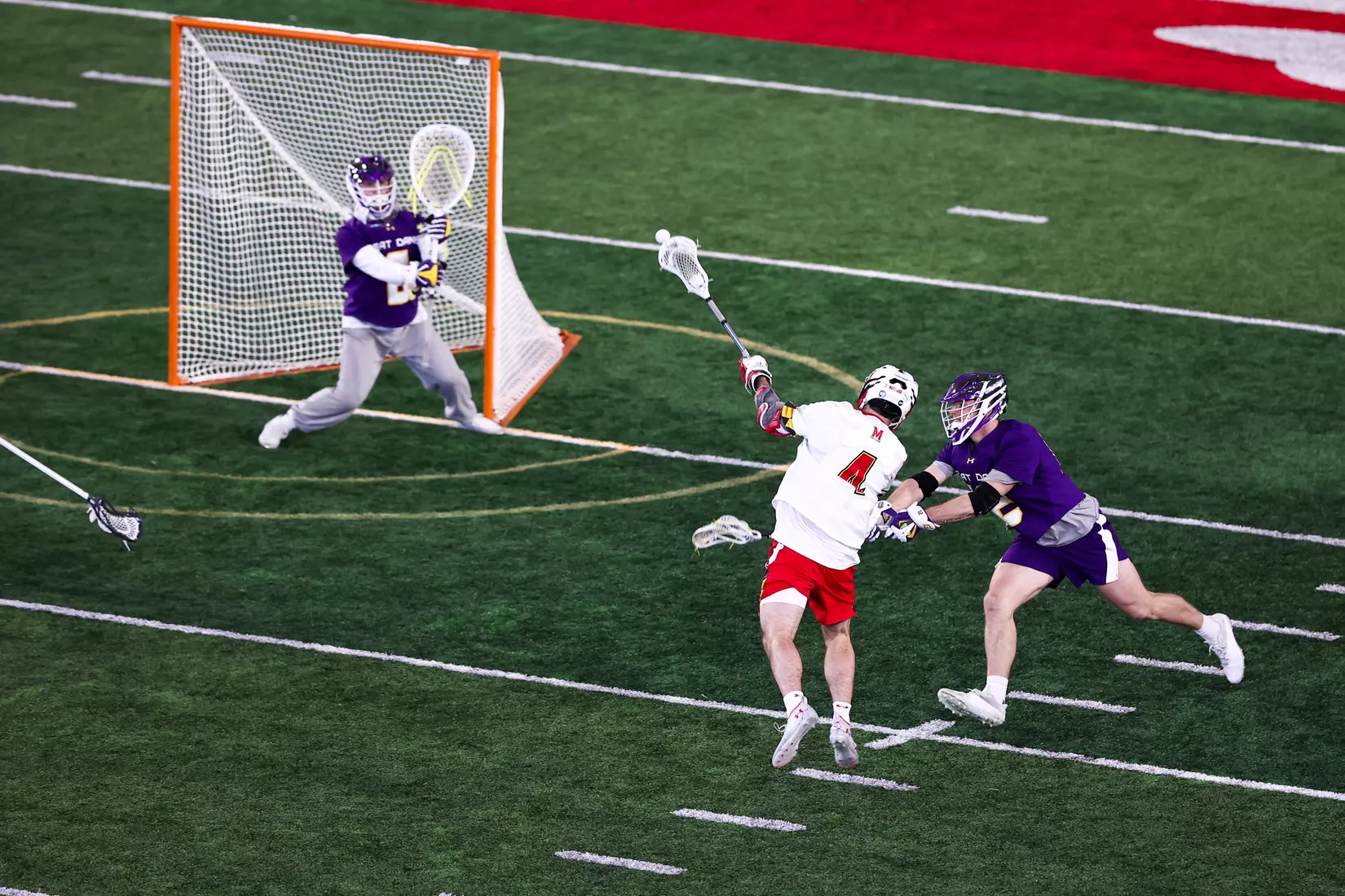 Eric Malever (4). Maryland Terrapins vs. the Albany Great Danes at Jones-Hill House in College Park, MD on Saturday March 12, 2022. Taylor McLaughlin/Maryland Terrapins
