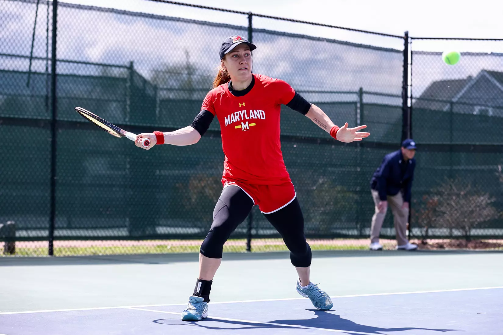 Selma Cadar. Maryland Terrapins vs. Minnesota Golden Gophers in College Park, MD on April 3, 2022. Taylor McLaughlin/Maryland Athletics