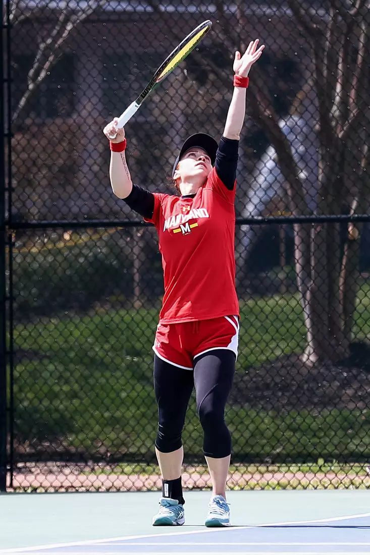 Selma Cadar. Maryland Terrapins vs. Minnesota Golden Gophers in College Park, MD on April 3, 2022. Taylor McLaughlin/Maryland Athletics