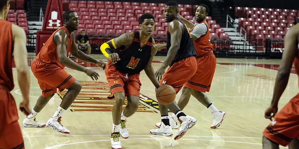Layman, Smotrycz Lead Maryland in Red-Black Game