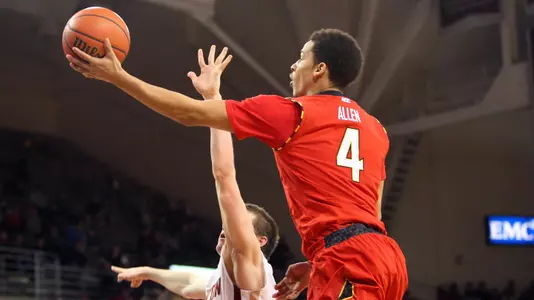 Terps' Allen Out with Fractured Foot