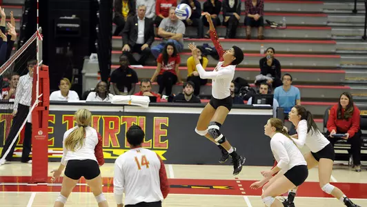 Terps Fall to Notre Dame in Four Sets