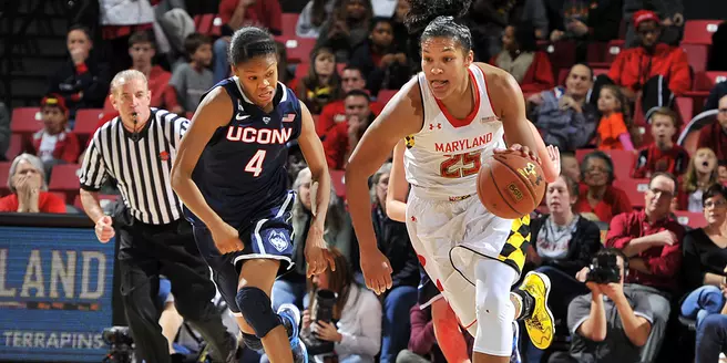 No. 7 Maryland Falls to No. 1 Connecticut