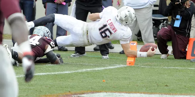 Brown, Terps Surge Past Hokies in Overtime, 27-24