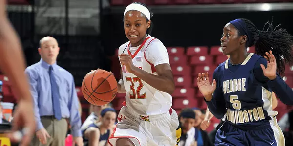 #8 Maryland Outruns George Washington, 87-51