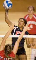 Terp Volleyball Falls to Wake Forest, 3-1