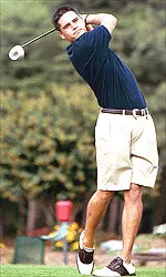Men's Golf Weathers Windstorm, Stands Second At Liberty Classic